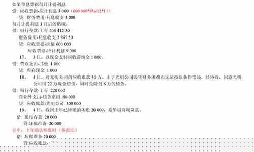 会计分录大全及历年真题(会计分录大全及历年真题及答案)_https://www.heiljjianzu.com_上交所_第1张