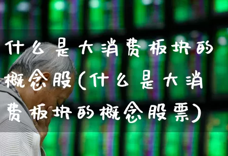什么是大消费板块的概念股(什么是大消费板块的概念股票)_https://www.heiljjianzu.com_创业板_第1张