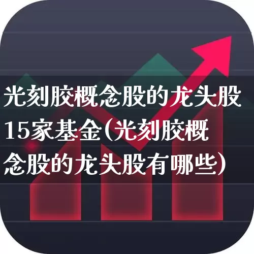光刻胶概念股的龙头股15家基金(光刻胶概念股的龙头股有哪些)_https://www.heiljjianzu.com_创业板_第1张