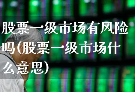 股票一级市场有风险吗(股票一级市场什么意思)_https://www.heiljjianzu.com_科创板_第1张