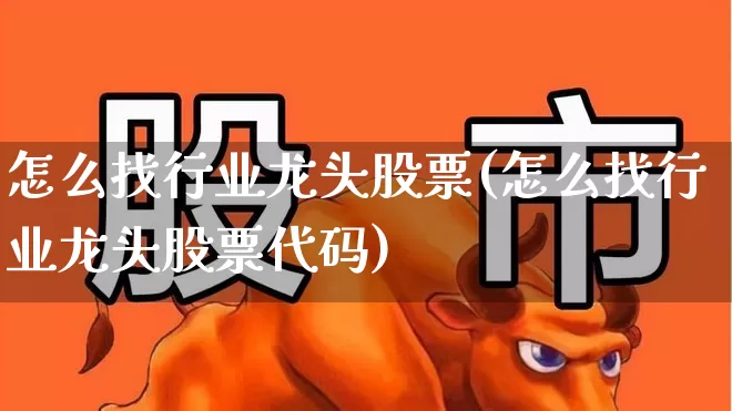 怎么找行业龙头股票(怎么找行业龙头股票代码)_https://www.heiljjianzu.com_上交所_第1张