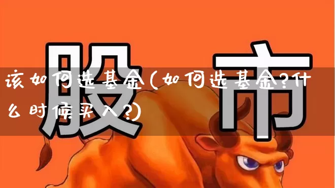 该如何选基金(如何选基金?什么时候买入?)_https://www.heiljjianzu.com_科创板_第1张