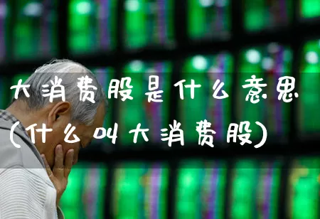 大消费股是什么意思(什么叫大消费股)_https://www.heiljjianzu.com_深交所_第1张