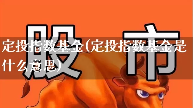 定投指数基金(定投指数基金是什么意思)_https://www.heiljjianzu.com_上交所_第1张
