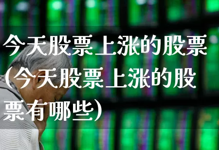 今天股票上涨的股票(今天股票上涨的股票有哪些)_https://www.heiljjianzu.com_创业板_第1张