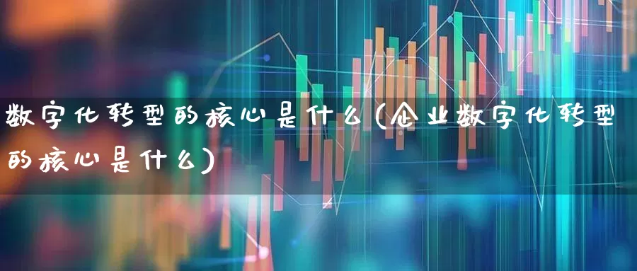 数字化转型的核心是什么(企业数字化转型的核心是什么)_https://www.heiljjianzu.com_科创板_第1张