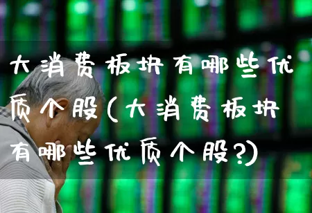 大消费板块有哪些优质个股(大消费板块有哪些优质个股?)_https://www.heiljjianzu.com_创业板_第1张