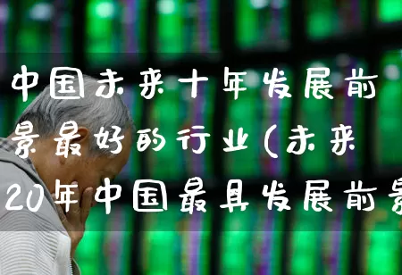中国未来十年发展前景最好的行业(未来20年中国最具发展前景的行业)_https://www.heiljjianzu.com_科创板_第1张