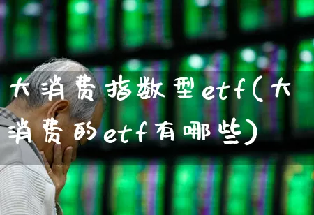 大消费指数型etf(大消费的etf有哪些)_https://www.heiljjianzu.com_科创板_第1张