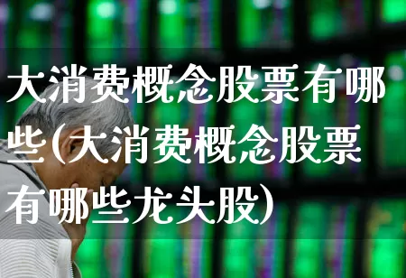 大消费概念股票有哪些(大消费概念股票有哪些龙头股)_https://www.heiljjianzu.com_科创板_第1张