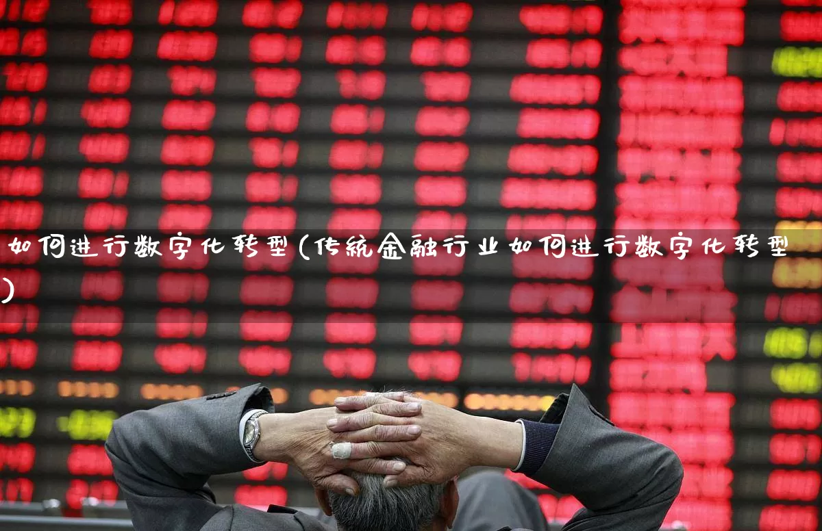 如何进行数字化转型(传统金融行业如何进行数字化转型)_https://www.heiljjianzu.com_上交所_第1张