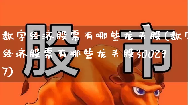 数字经济股票有哪些龙头股(数字经济股票有哪些龙头股300297)_https://www.heiljjianzu.com_上交所_第1张
