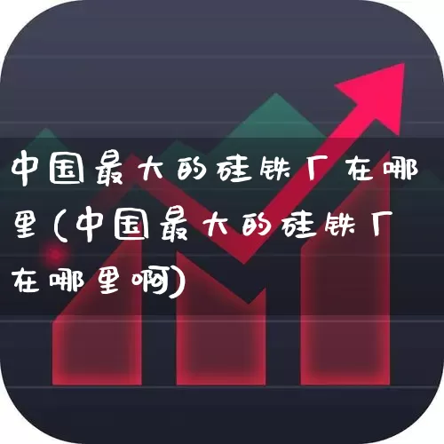 中国最大的硅铁厂在哪里(中国最大的硅铁厂在哪里啊)_https://www.heiljjianzu.com_创业板_第1张