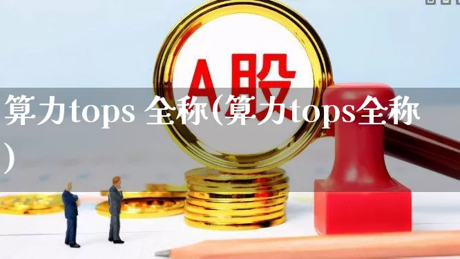 算力tops 全称(算力tops全称)_https://www.heiljjianzu.com_北交所_第1张