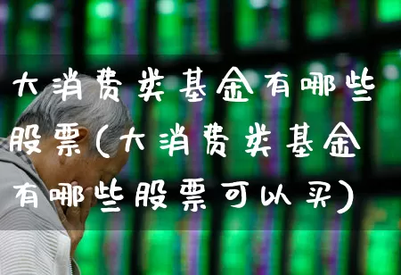 大消费类基金有哪些股票(大消费类基金有哪些股票可以买)_https://www.heiljjianzu.com_上交所_第1张
