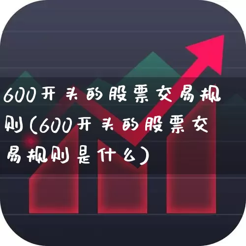 600开头的股票交易规则(600开头的股票交易规则是什么)_https://www.heiljjianzu.com_上交所_第1张
