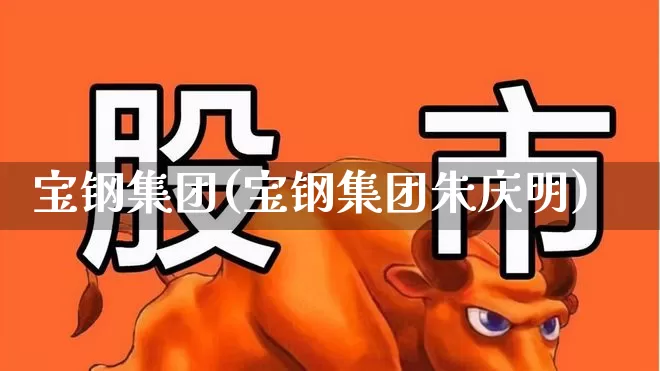 宝钢集团(宝钢集团朱庆明)_https://www.heiljjianzu.com_科创板_第1张