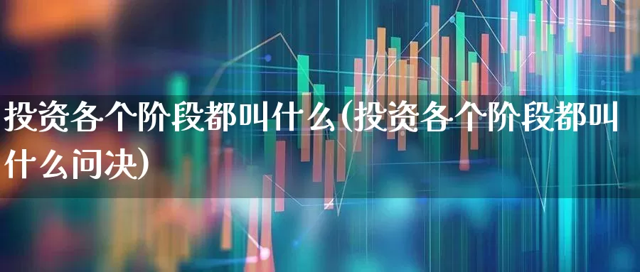投资各个阶段都叫什么(投资各个阶段都叫什么问决)_https://www.heiljjianzu.com_科创板_第1张