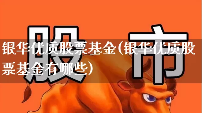 银华优质股票基金(银华优质股票基金有哪些)_https://www.heiljjianzu.com_北交所_第1张