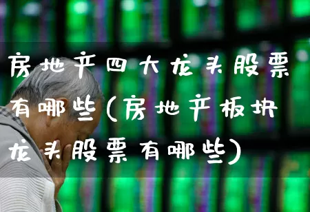 房地产四大龙头股票有哪些(房地产板块龙头股票有哪些)_https://www.heiljjianzu.com_深交所_第1张