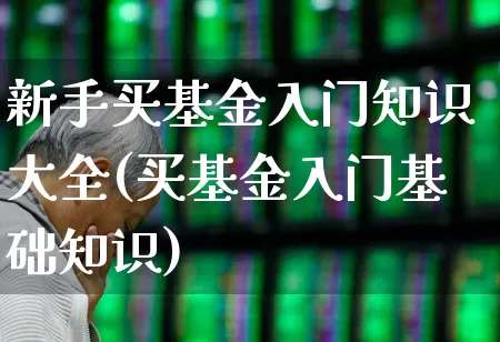 新手买基金入门知识大全(买基金入门基础知识)_https://www.heiljjianzu.com_科创板_第1张