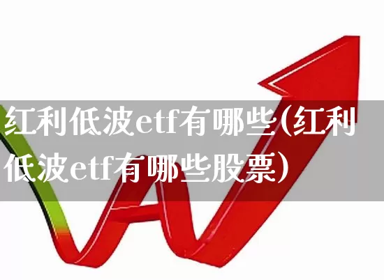 红利低波etf有哪些(红利低波etf有哪些股票)_https://www.heiljjianzu.com_上交所_第1张