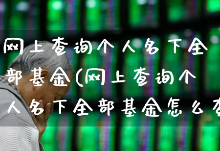 网上查询个人名下全部基金(网上查询个人名下全部基金怎么查)_https://www.heiljjianzu.com_科创板_第1张