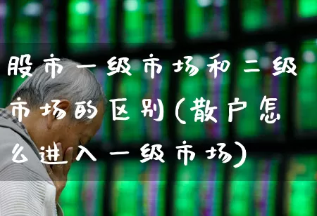 股市一级市场和二级市场的区别(散户怎么进入一级市场)_https://www.heiljjianzu.com_北交所_第1张
