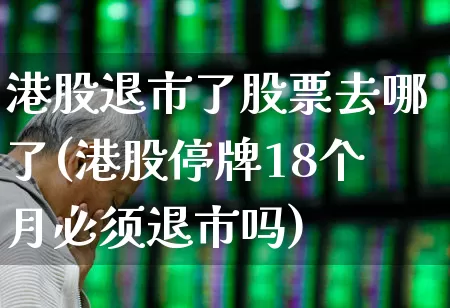港股退市了股票去哪了(港股停牌18个月必须退市吗)_https://www.heiljjianzu.com_上交所_第1张