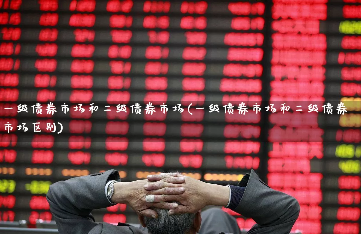 一级债券市场和二级债券市场(一级债券市场和二级债券市场区别)_https://www.heiljjianzu.com_深交所_第1张
