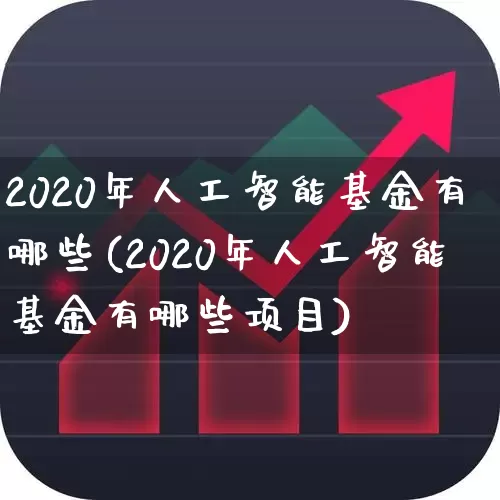 2020年人工智能基金有哪些(2020年人工智能基金有哪些项目)_https://www.heiljjianzu.com_上交所_第1张