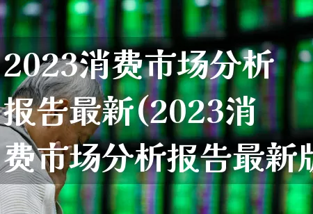 2023消费市场分析报告最新(2023消费市场分析报告最新版)_https://www.heiljjianzu.com_深交所_第1张