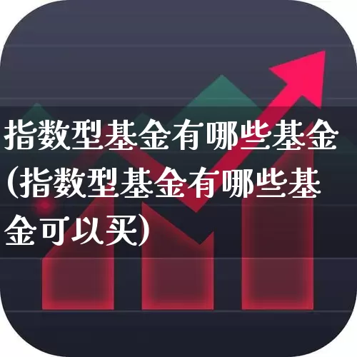 指数型基金有哪些基金(指数型基金有哪些基金可以买)_https://www.heiljjianzu.com_科创板_第1张