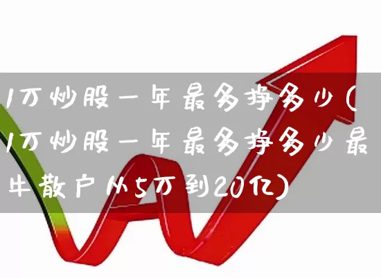 1万炒股一年最多挣多少(1万炒股一年最多挣多少最牛散户从5万到20亿)_https://www.heiljjianzu.com_北交所_第1张